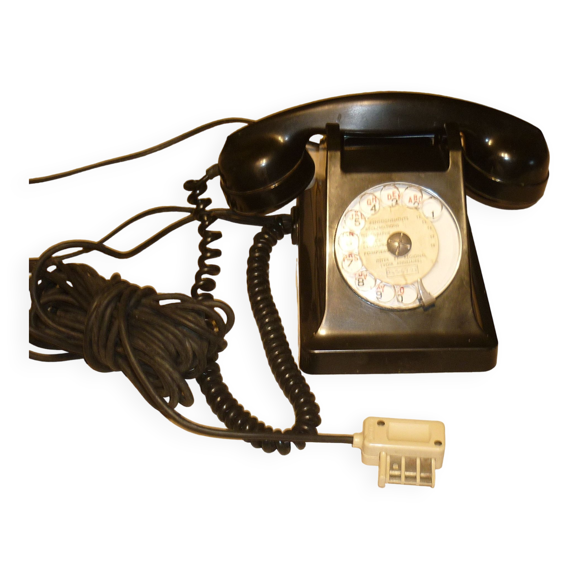 Black PTT phone 1958