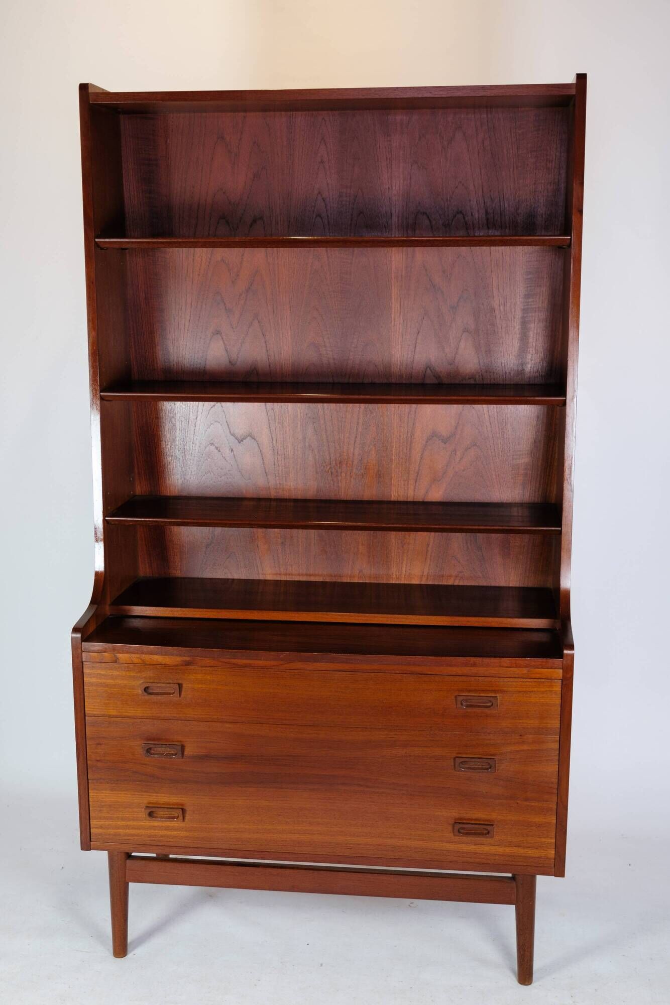 Bookcase Made In Teak wood  By Johannes Sorth Made By Bornholms Møbelfabrik From 1960s