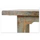 Weathered solid wood desk