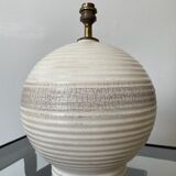 Art deco cracked ceramic lamp