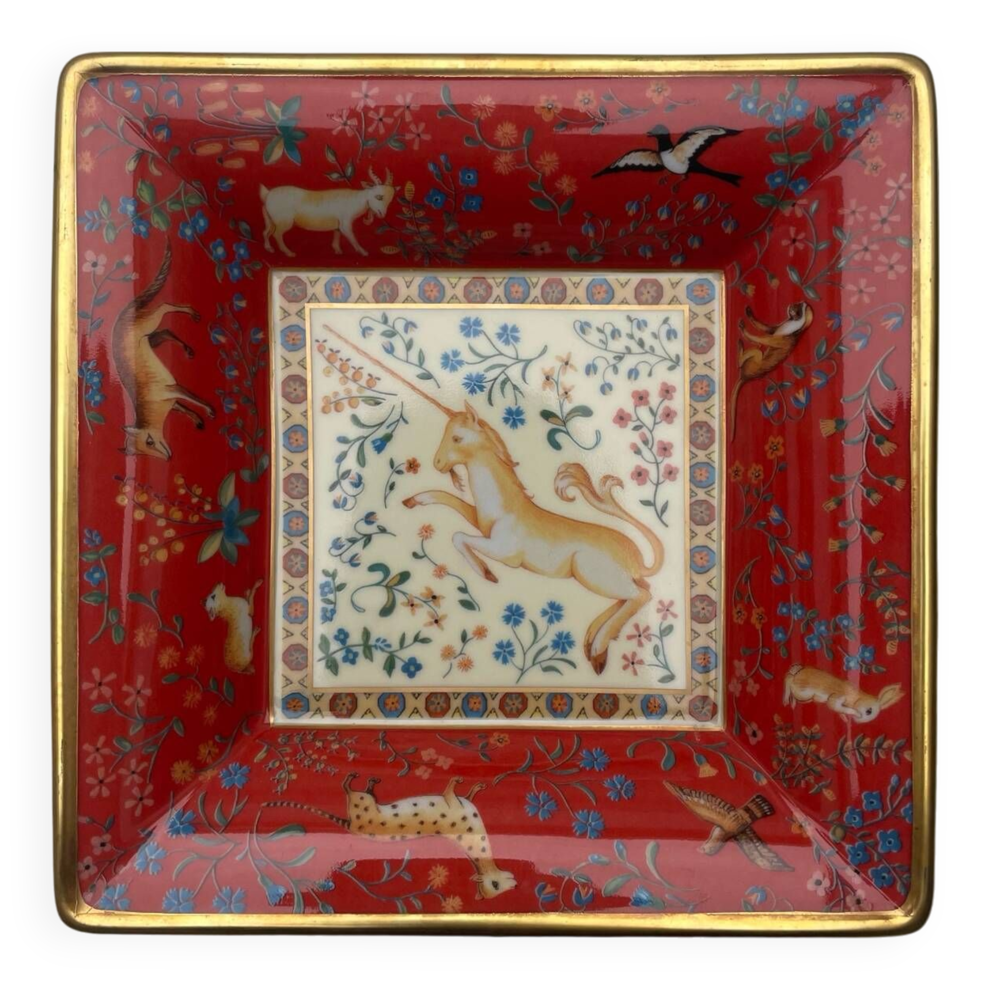 Vide poche La Dame a la Licorne Deshoulieres Limoge