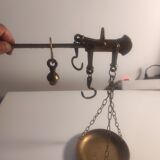 Old brass scale