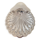 Large shell dish in silver metal Christofle Fleuron