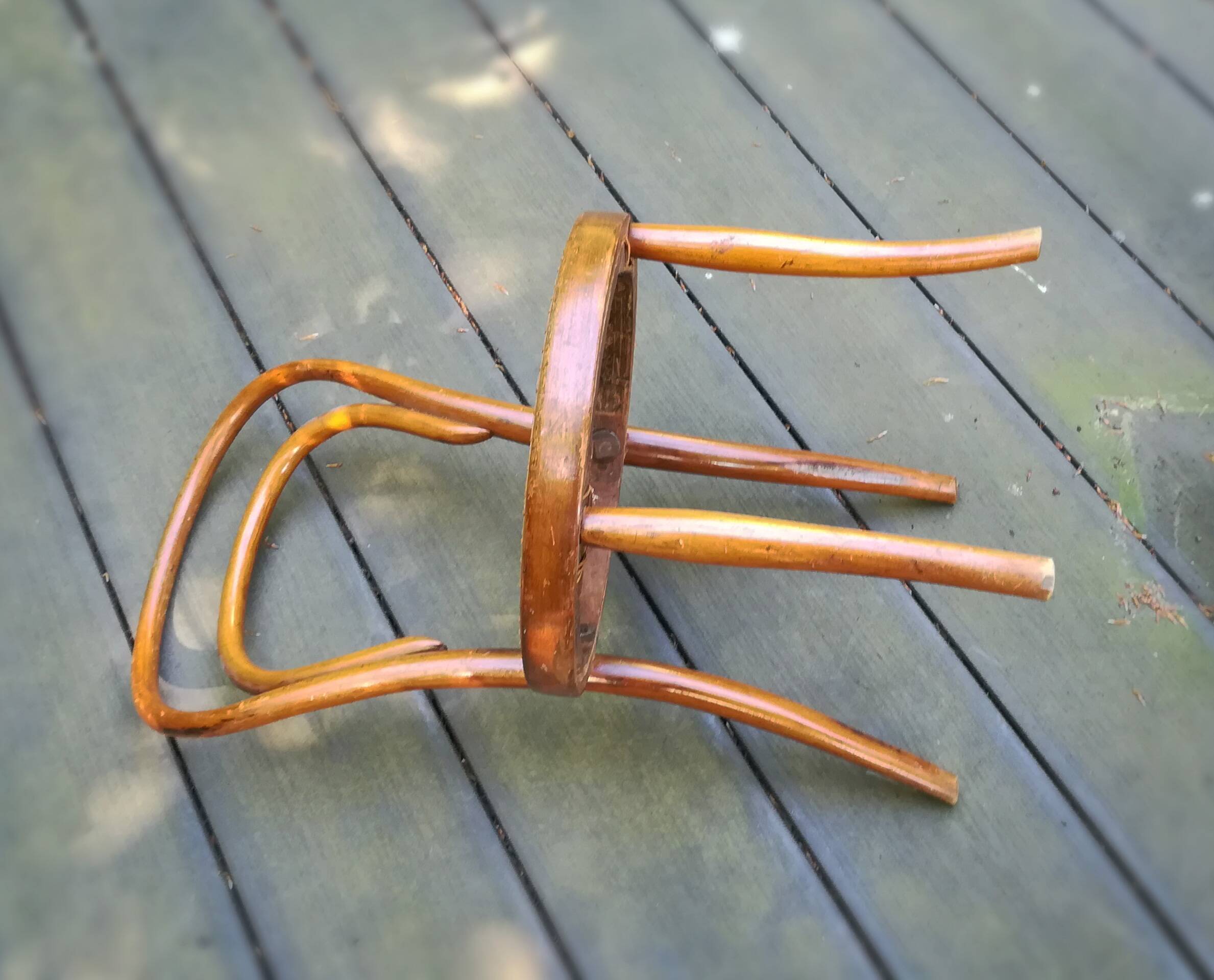 JJ Kohn, caned bistro chair for children, circa 1900