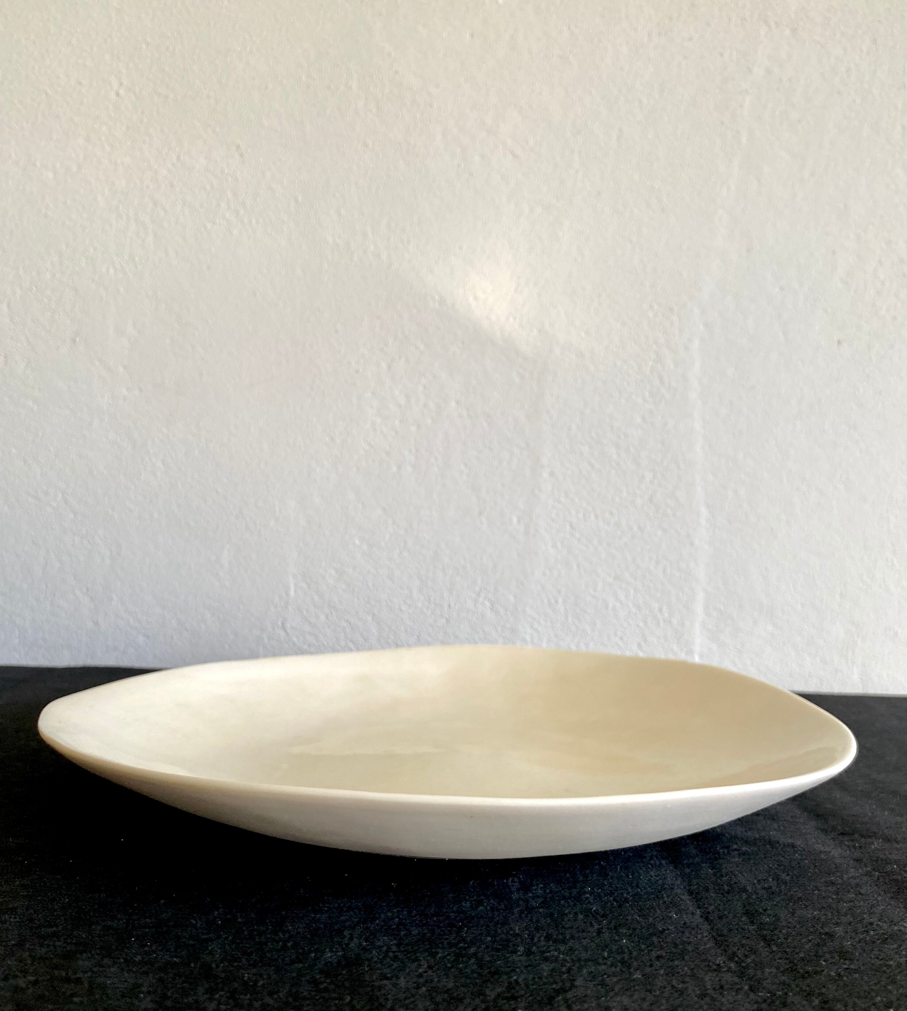 Pearly enamel dish