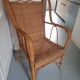 Fauteuil rotin 1950 circa