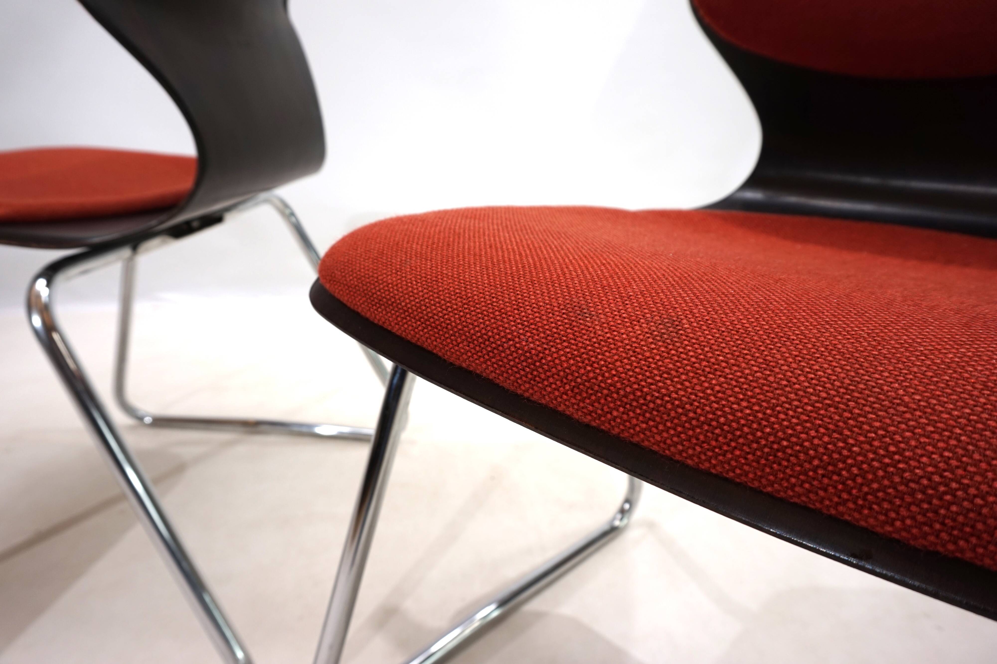 Flötotto set of 2 Pagwood chairs by Elmar Flötotto