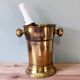 Vintage brass ice bucket