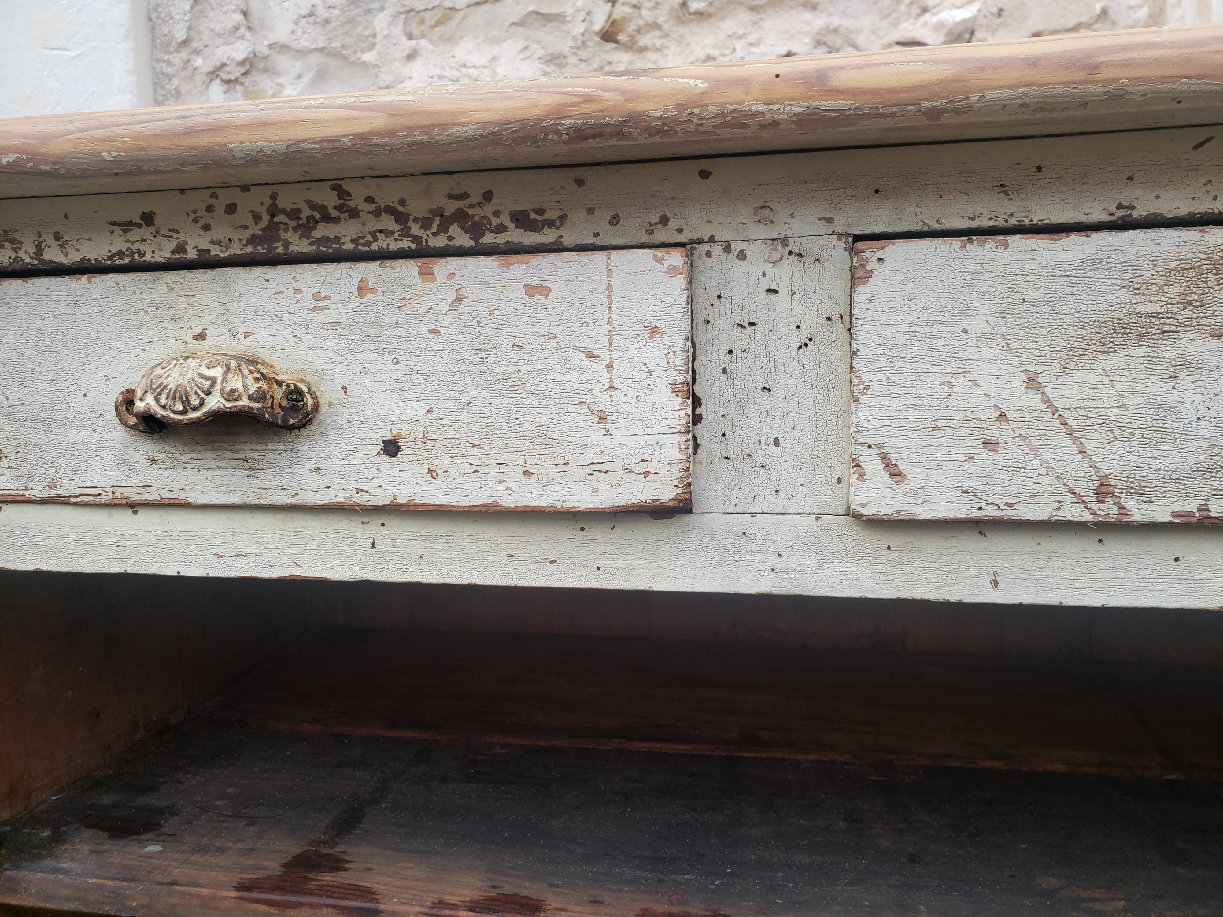 Old Parisian buffet patina