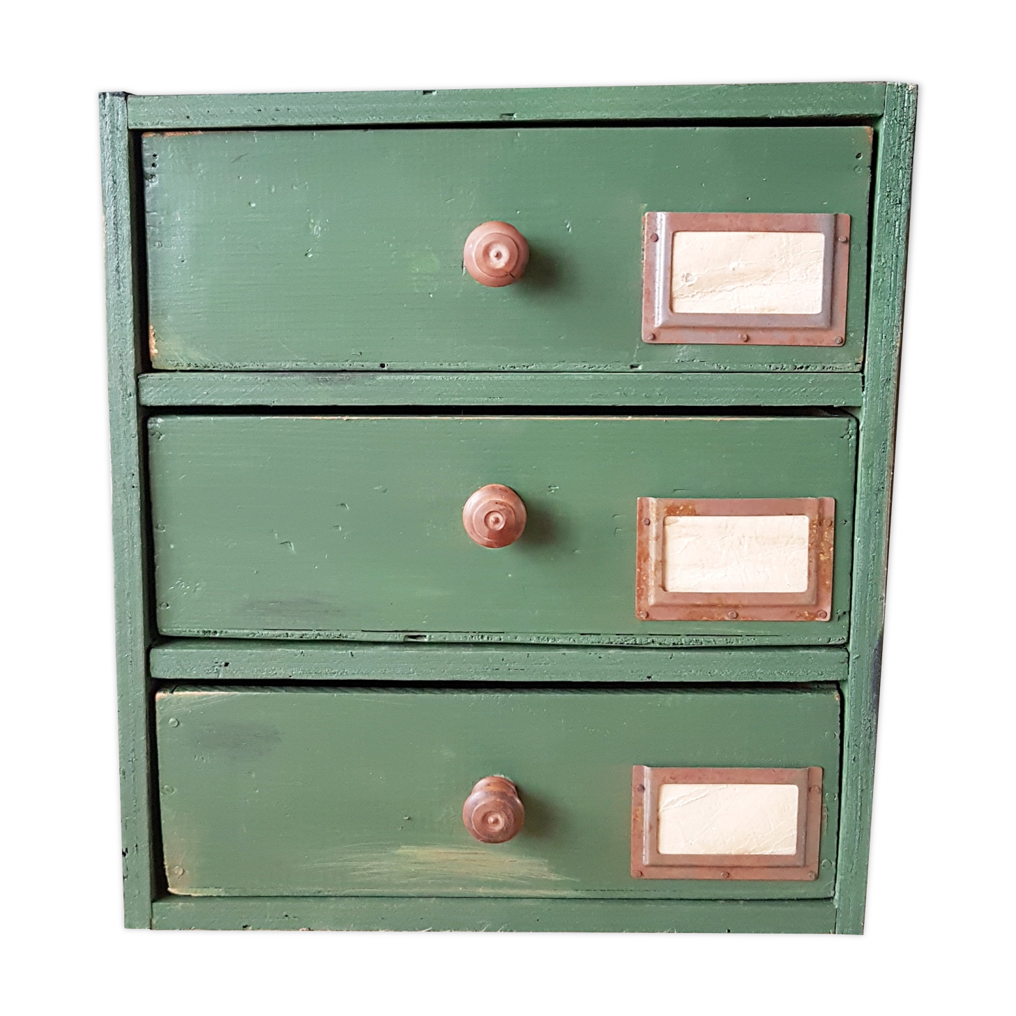 Old workshop furniture with drawers