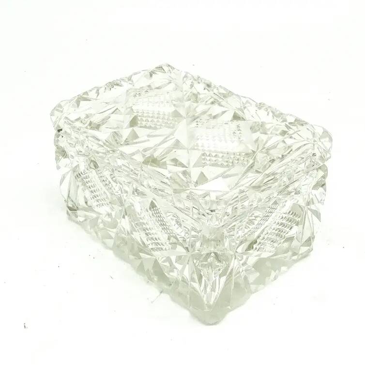 Art Deco bonbonniere, crystal, Sweden, 1930s