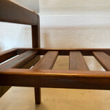 Scandinavian glass and teak table