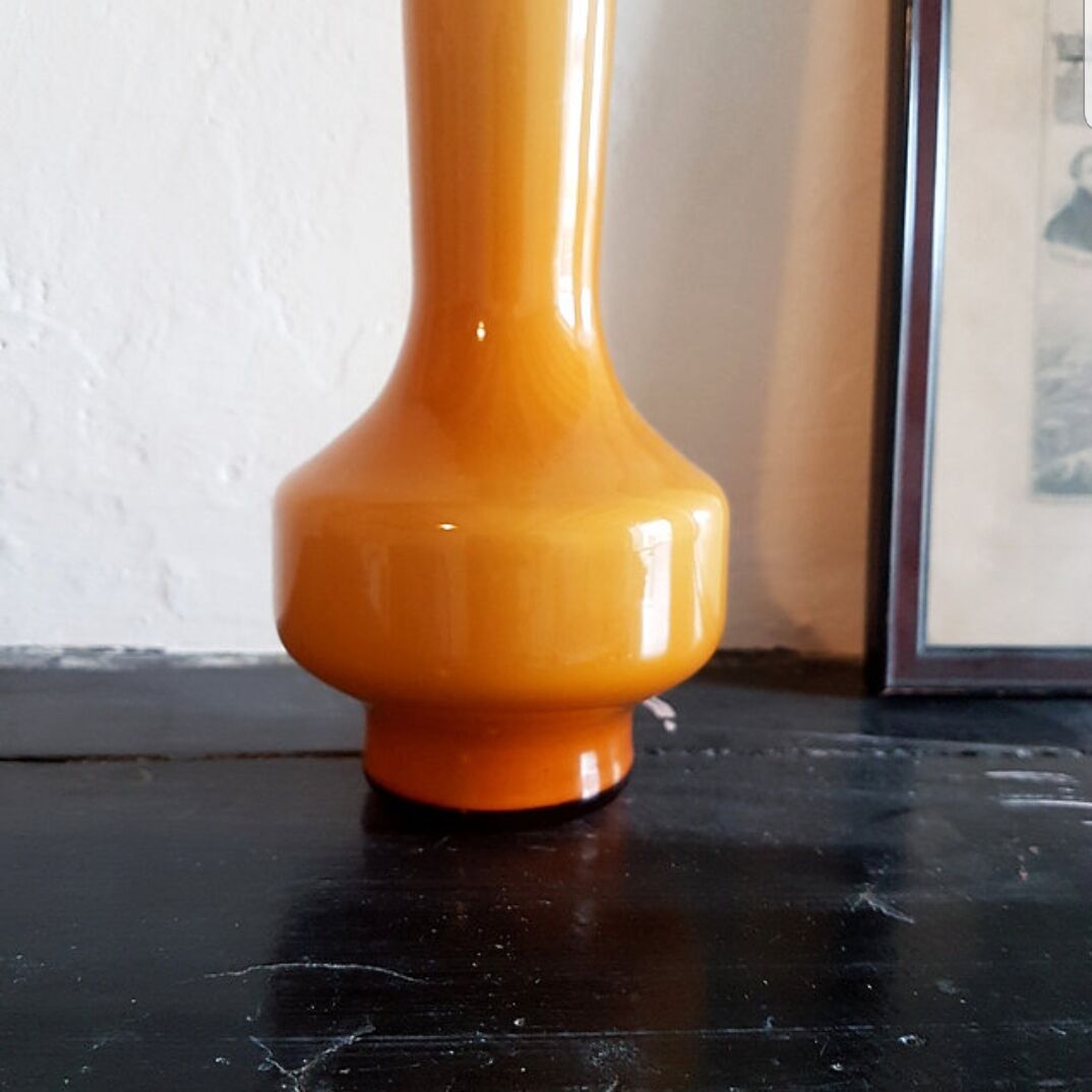 Blown glass vase