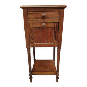 Table de nuit ancienne - bois massif