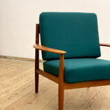 Mid Century Modern Teak armchair or easy chair by Grete Jalk for France & Son, Danish Design, 1950er