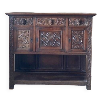 Neo-Gothic china cabinet