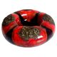 Sculptural Vallauris Ceramic Vide-Poche, Fat Lava Glaze, France, 1950s
