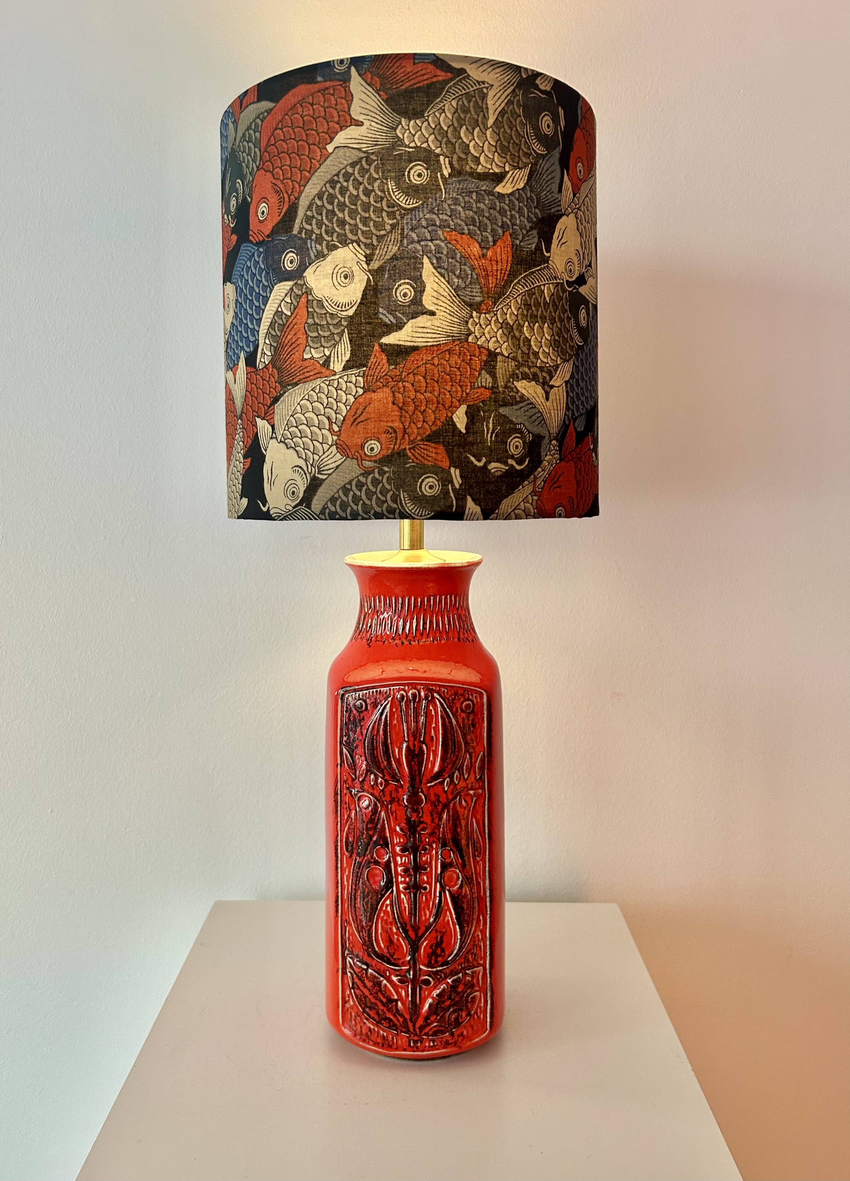 Table lamp from the 1960s, vase Bay - Bodo Mans