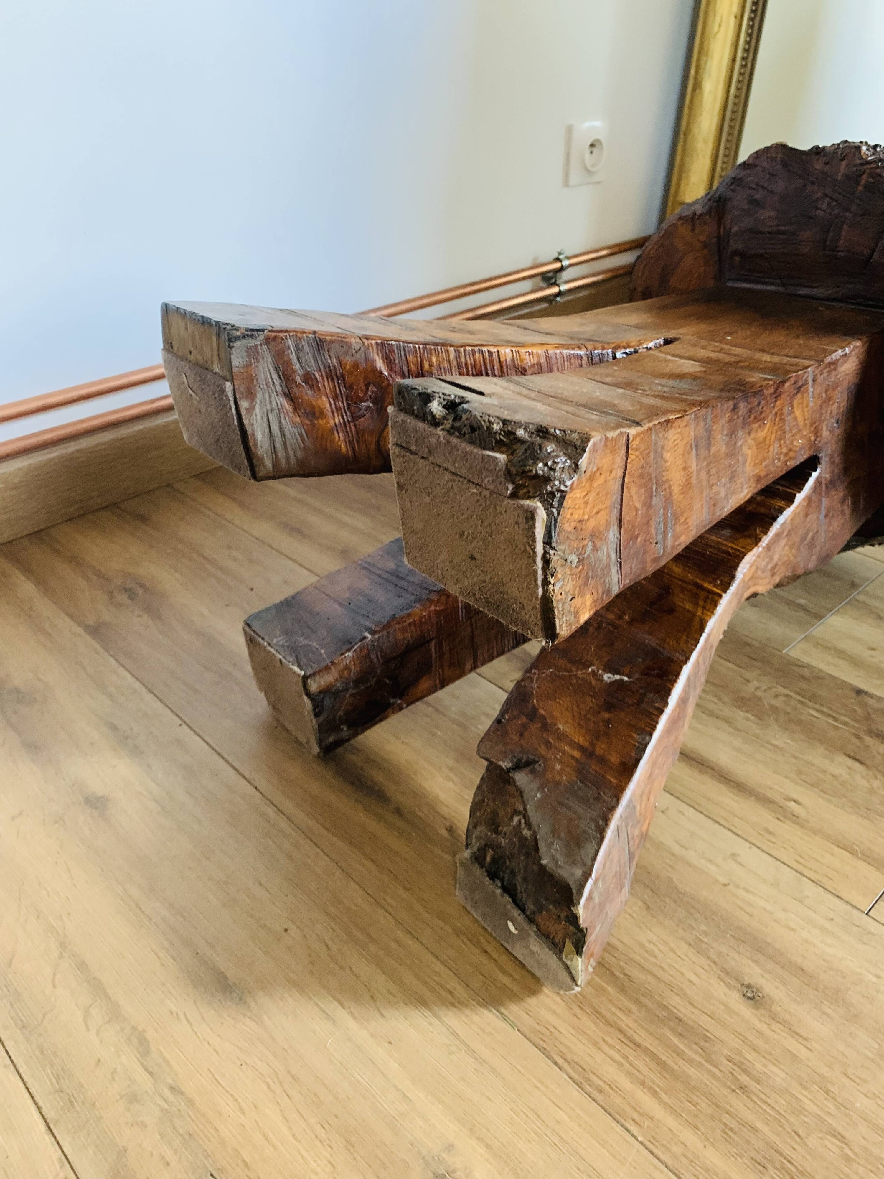 Desserte en bois massif