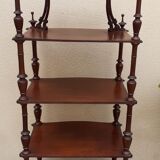 Napoleon III mahogany standing shelf