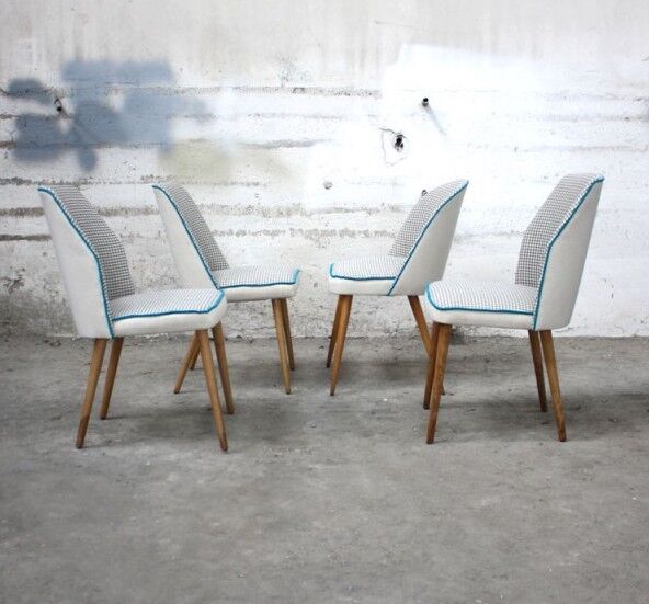 Chair vintage grey chicken foot