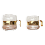 Vintage tea glasses Paula Series by Jorma Vennola for Iittala, 1970s, set of 2