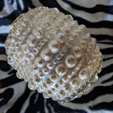 Large Amber Bubble Glass Ceiling Light