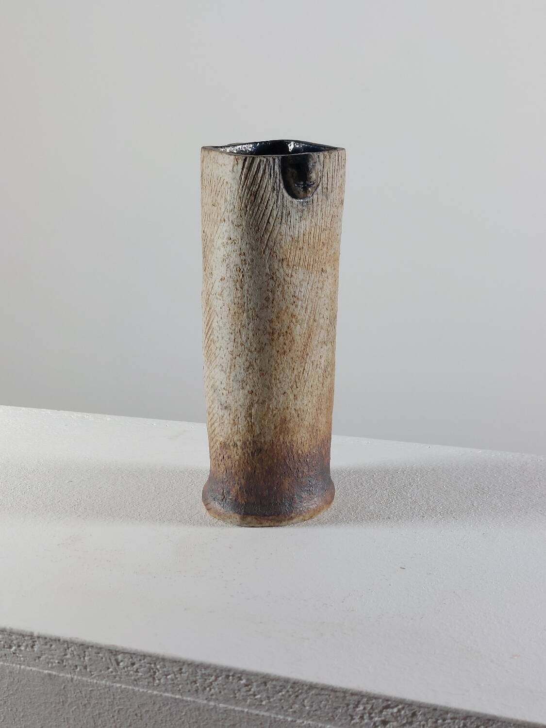 Vintage mid-century handmade ceramic vase