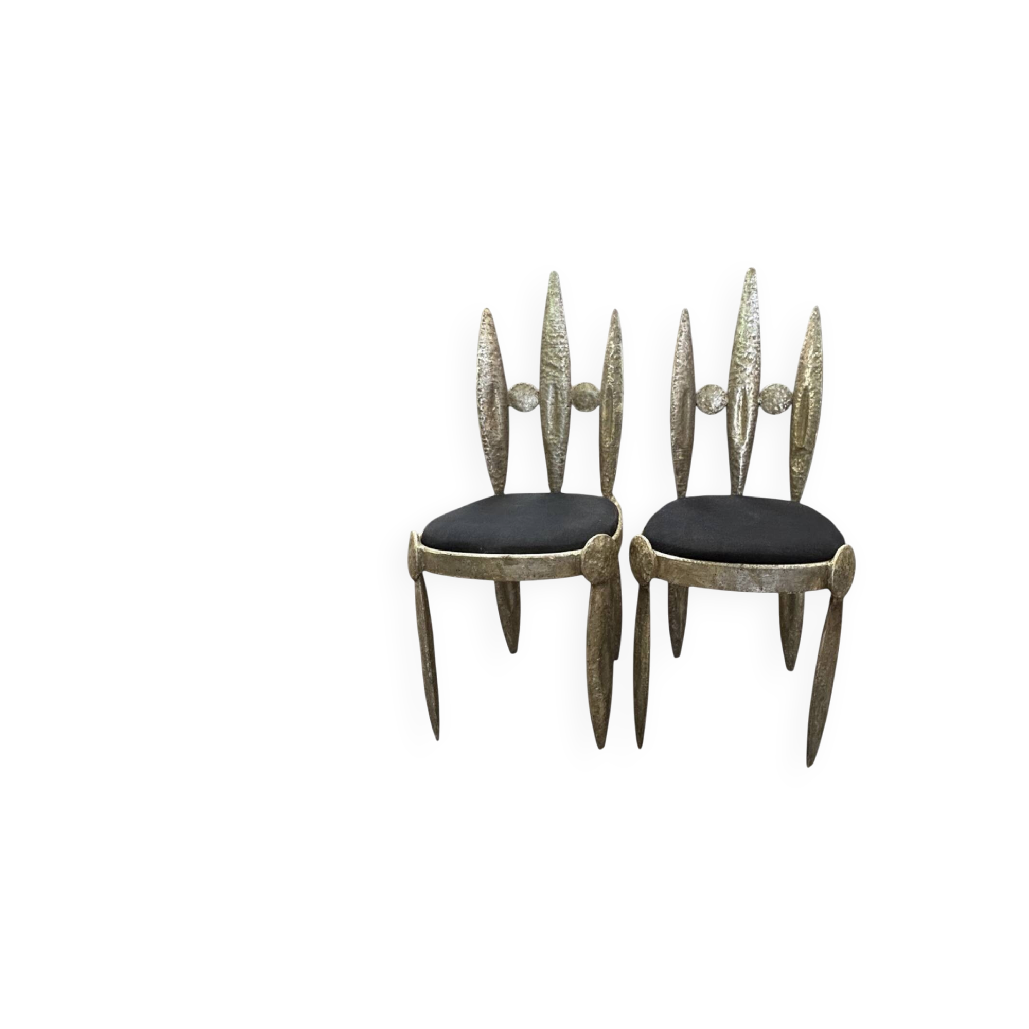 pair of barbaric chairs