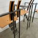 4 old raw design chairs Karl Friedrich Forster model Trix KFF postmodern 70s/80s