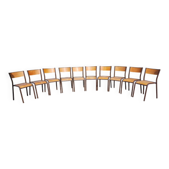 10 Vintage Canteen Chairs