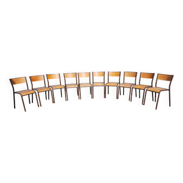 10 Vintage Canteen Chairs