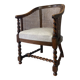 Antique chair with caning