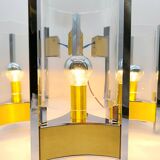 Hurricane wall lamp by  Sciolari, 1960s, set of 3