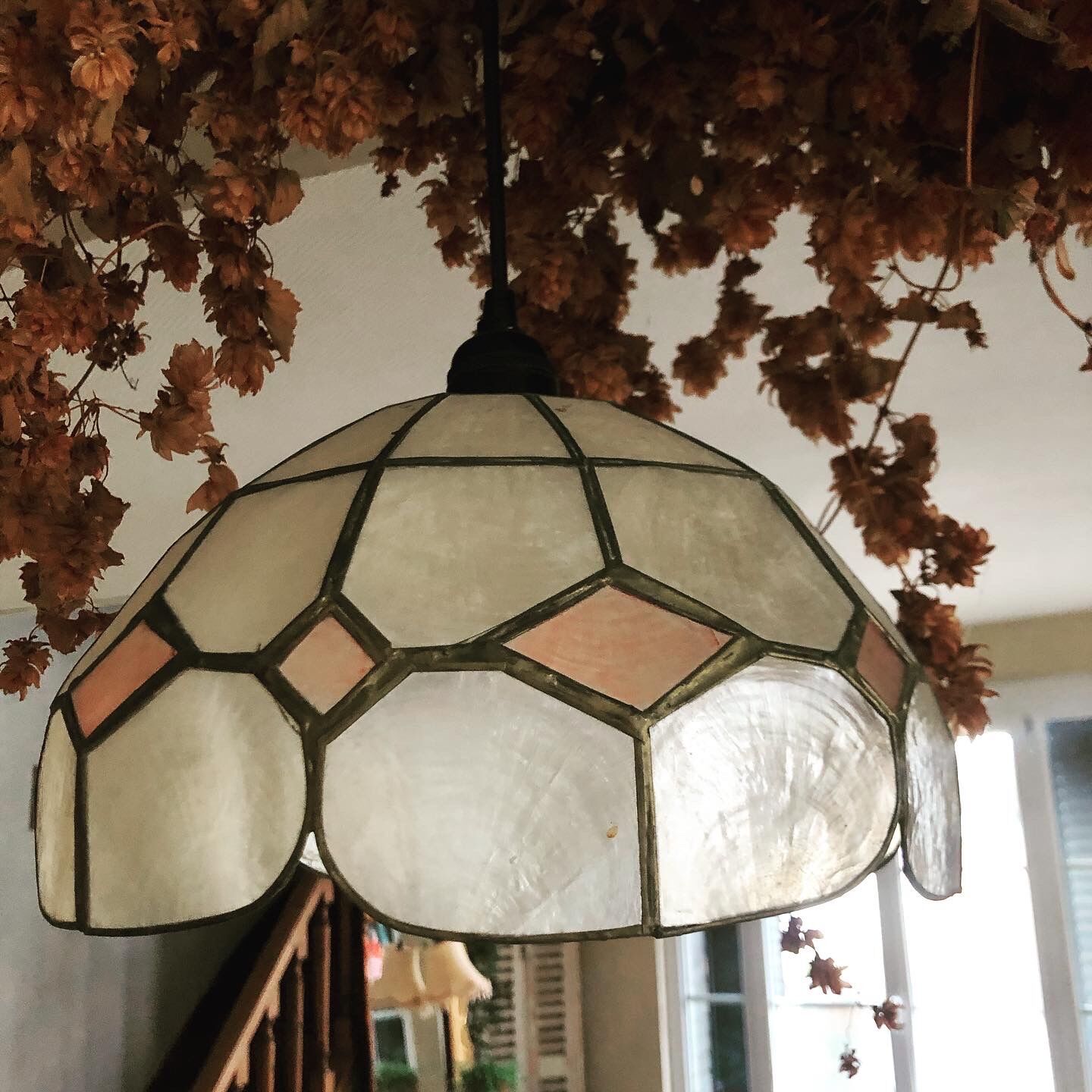 Mother-of-pearl suspension