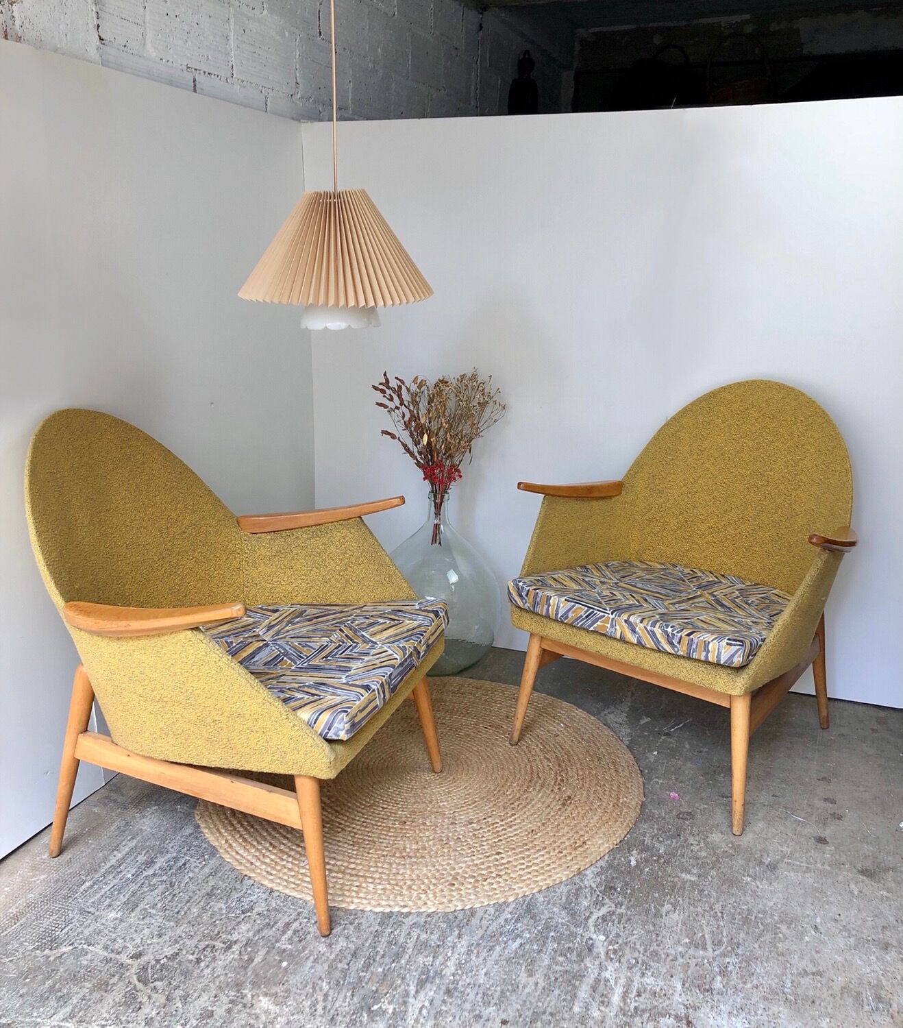 Pair of armchairs 60s