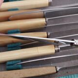 Old cheese knife set