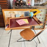 Vintage children's desk and chair set