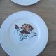6 flat plates "choc"