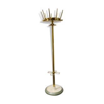 Vintage metal hat and coat rack