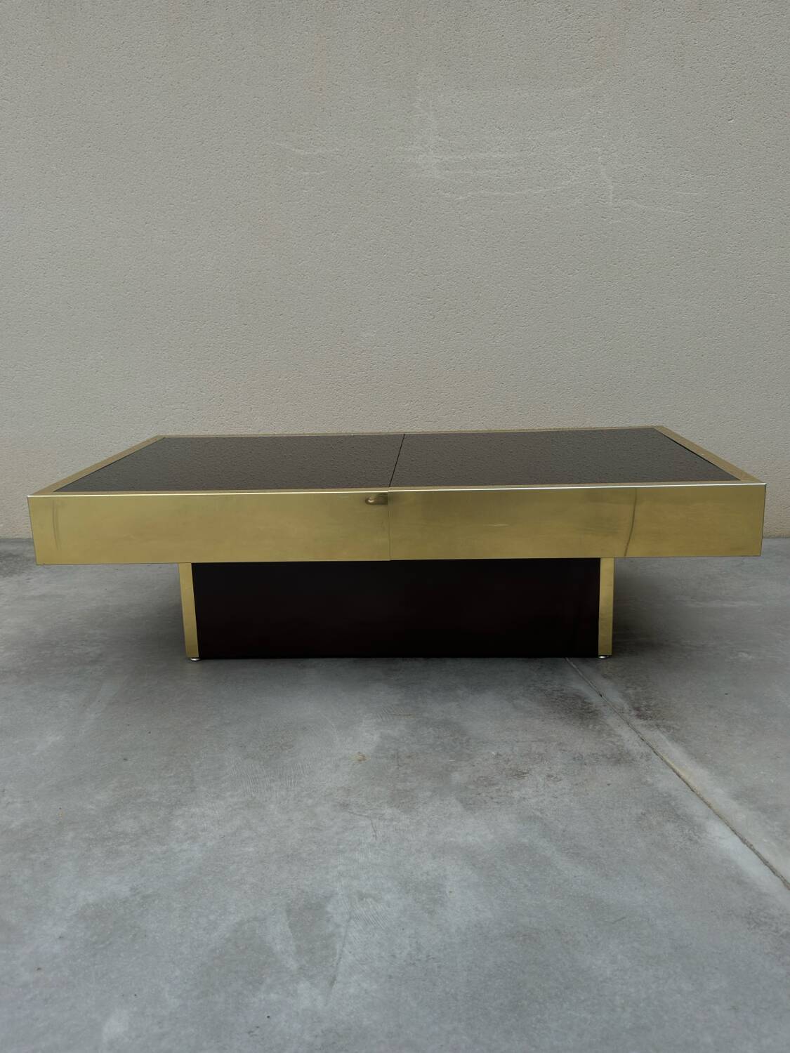 70s designer bar coffee table