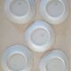 5 Charles Pillivuyt porcelain plates