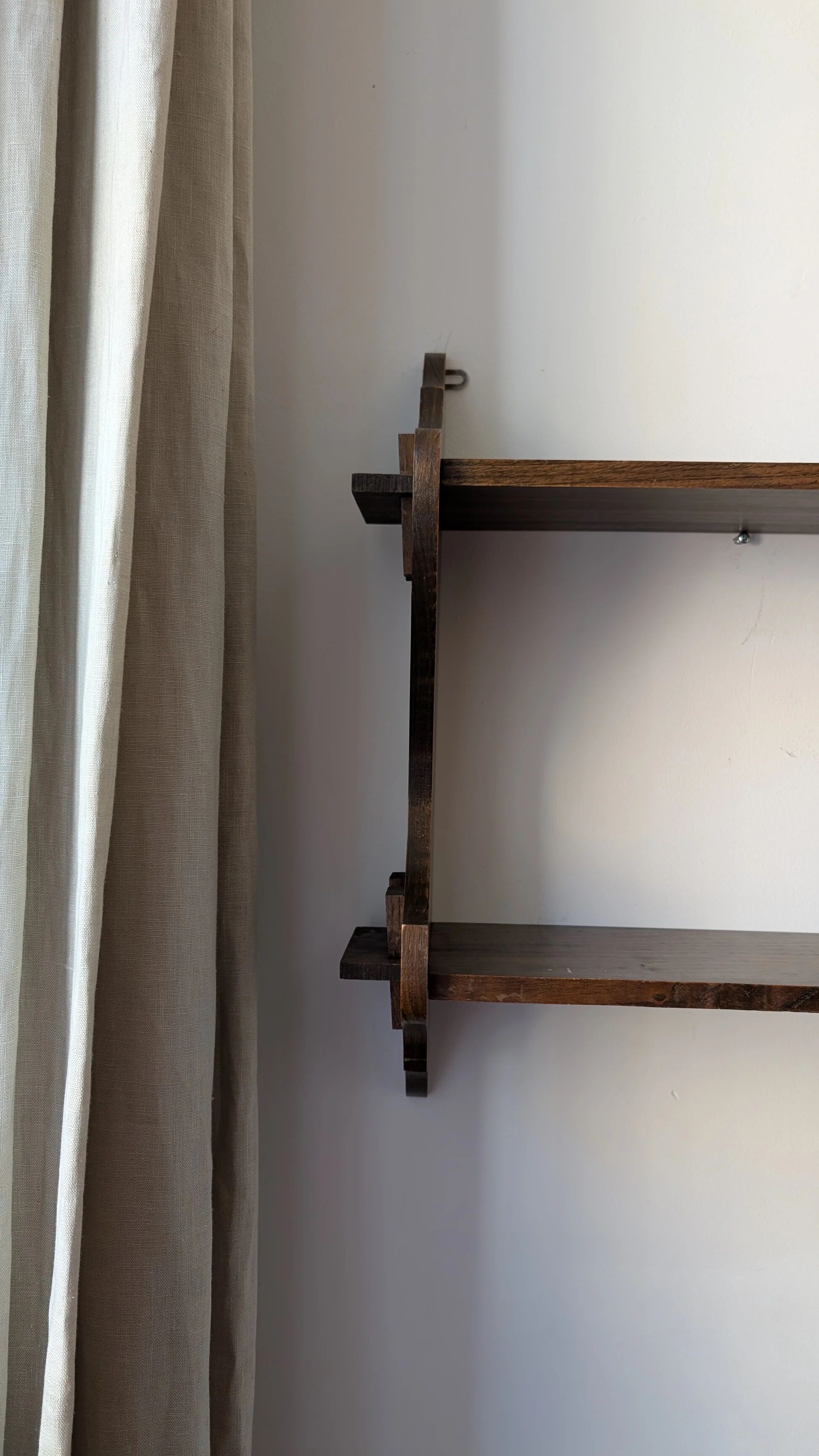 Wooden shelf