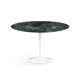 Original round Knoll Tulip dining table (120cm) Alpi Verde glossy in NEW CONDITION
