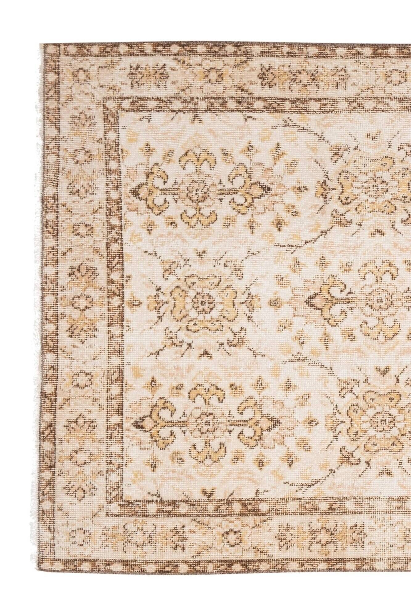 Vintage handmade Turkish rug 117x211 cm