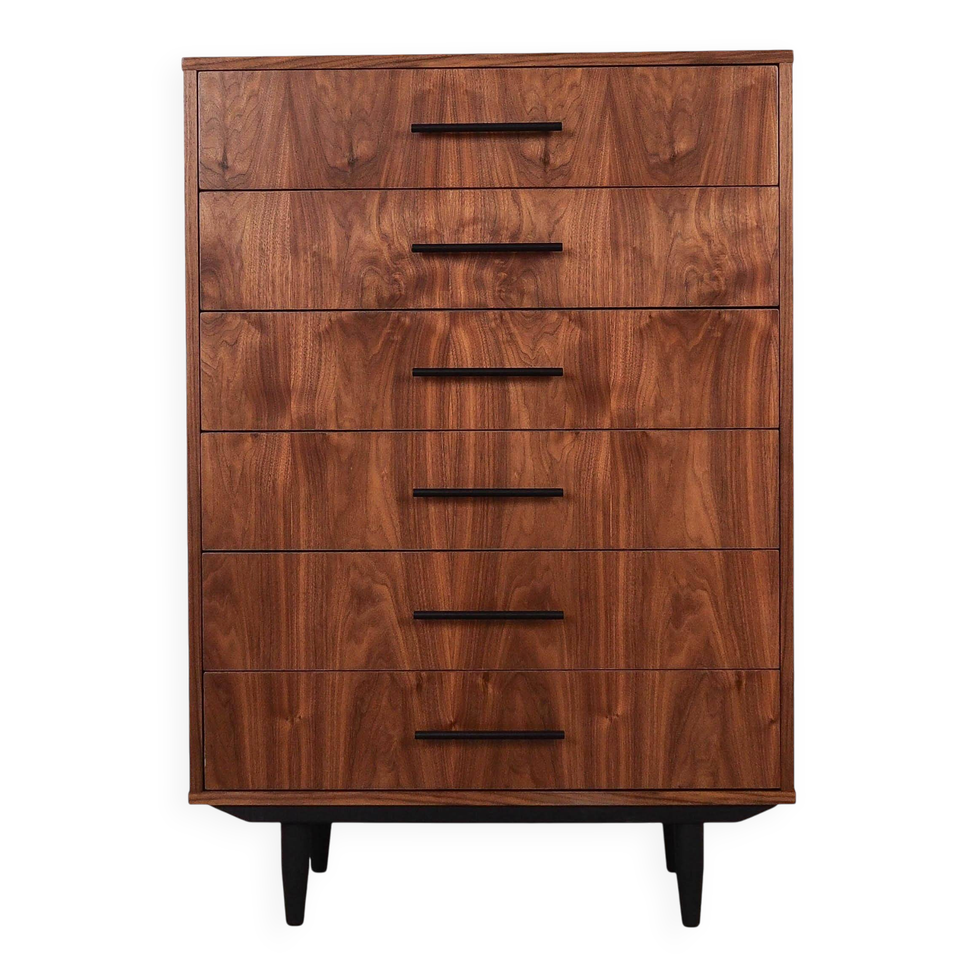 Walnut chest of drawers, Scandinavian design