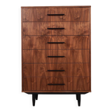 Walnut chest of drawers, Scandinavian design