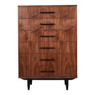 Walnut chest of drawers, Scandinavian design