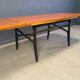 Table à manger extensible italienne des années 1950.