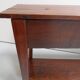 Table d'appoint en chêne ancien avec 2 tiroirs